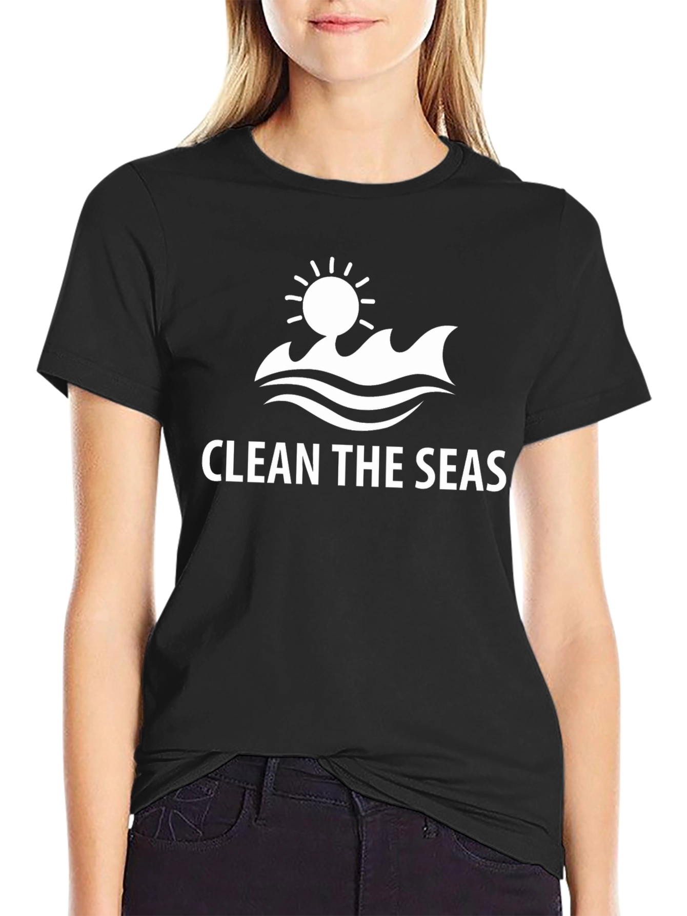 Clean the Seas Graphic Tee - Black