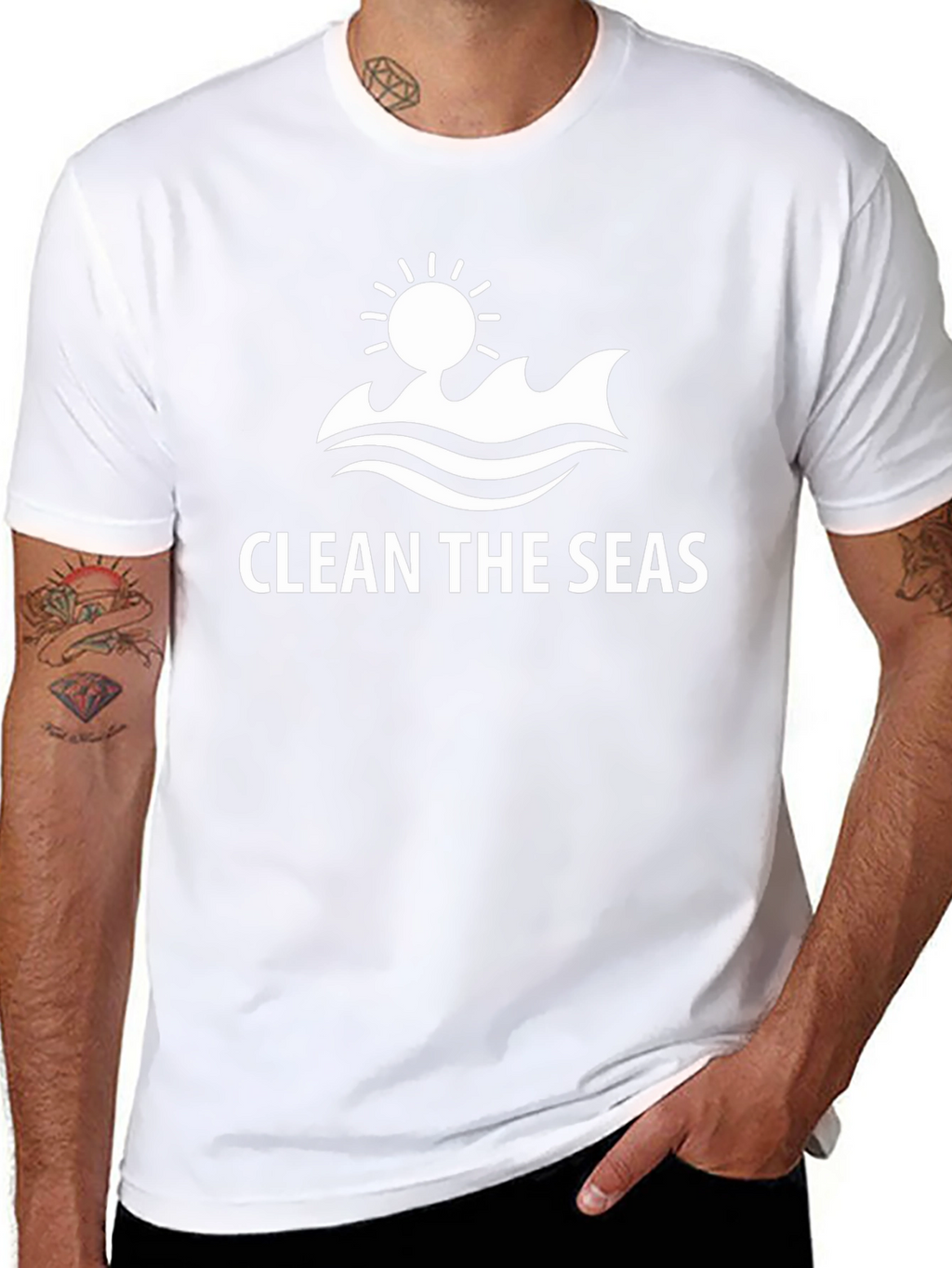 Clean the Seas Graphic Tee - Black
