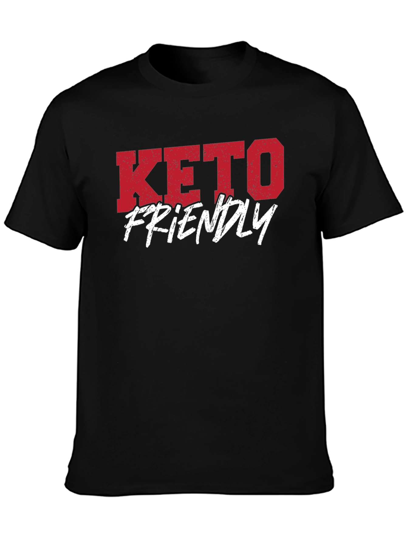Keto Friendly Graphic T-Shirt - Black