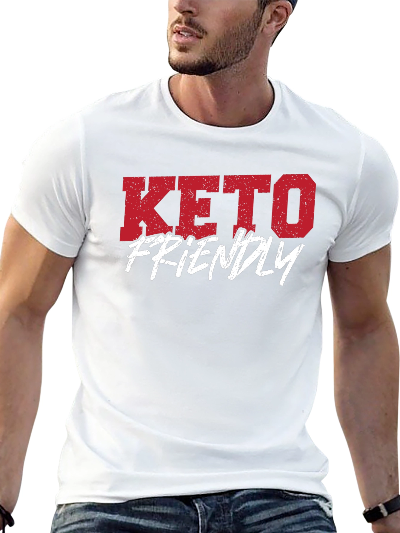 Keto Friendly Graphic T-Shirt - Black