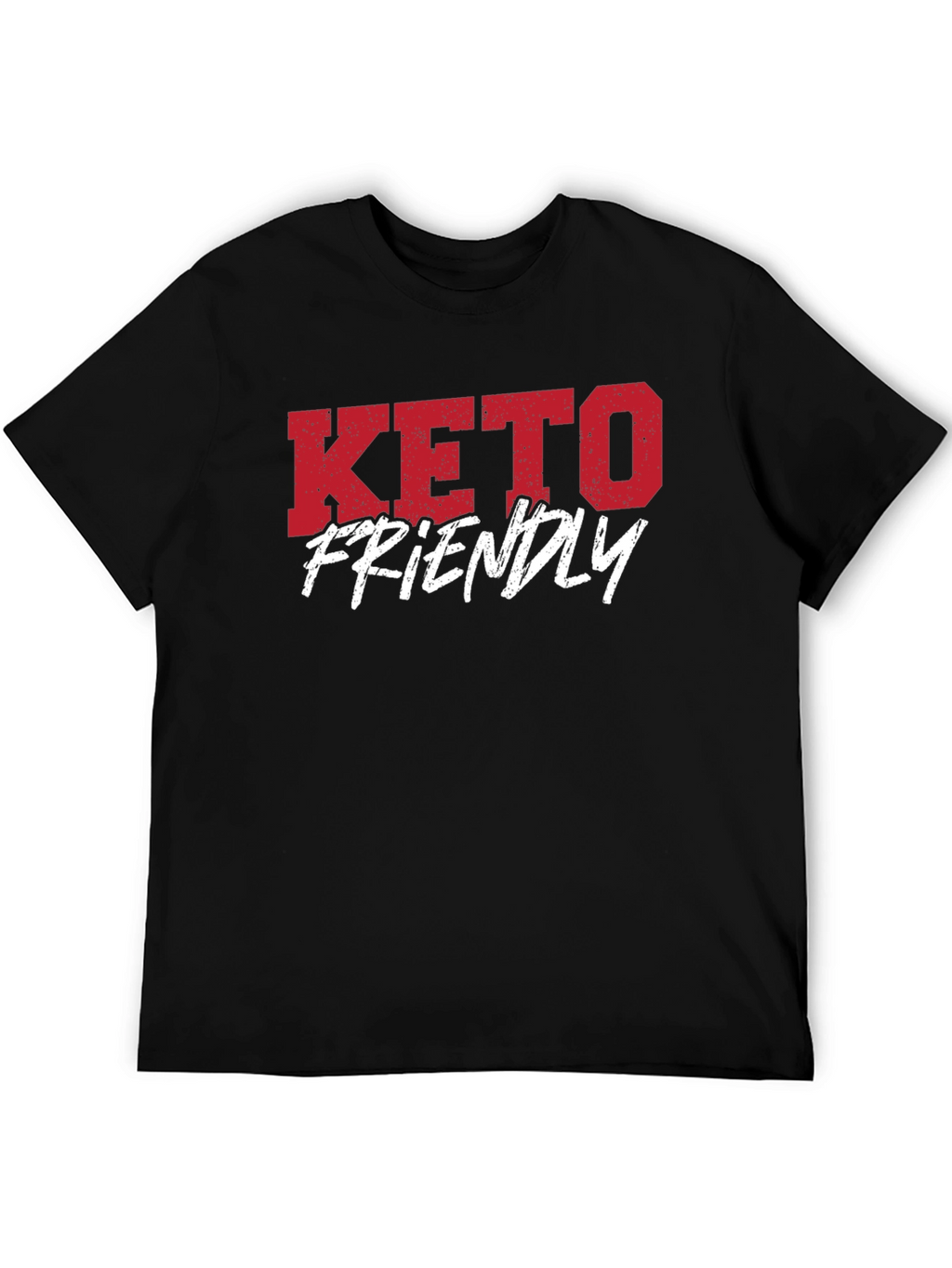 Keto Friendly Graphic T-Shirt - Black