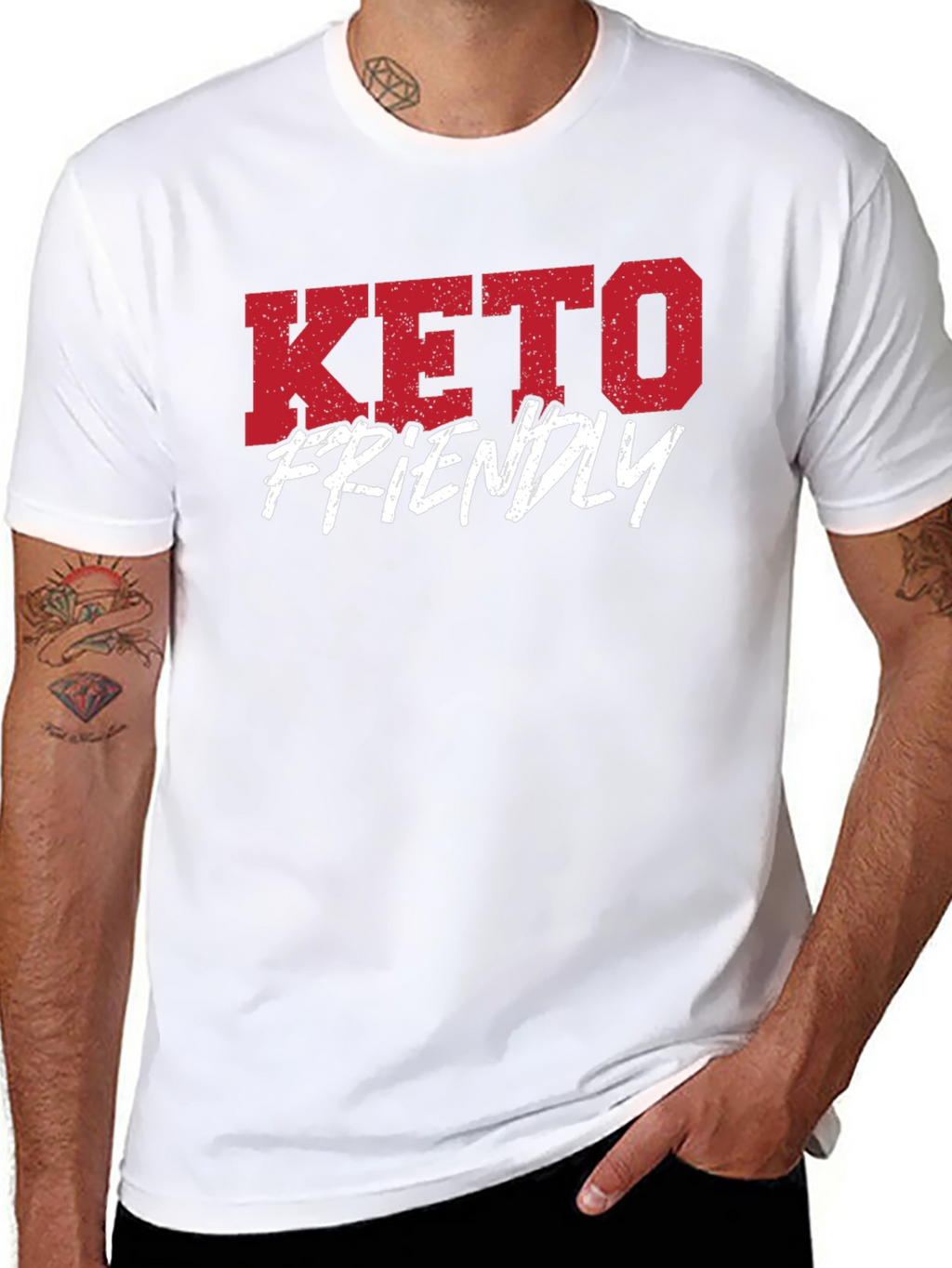 Keto Friendly Graphic T-Shirt - Black