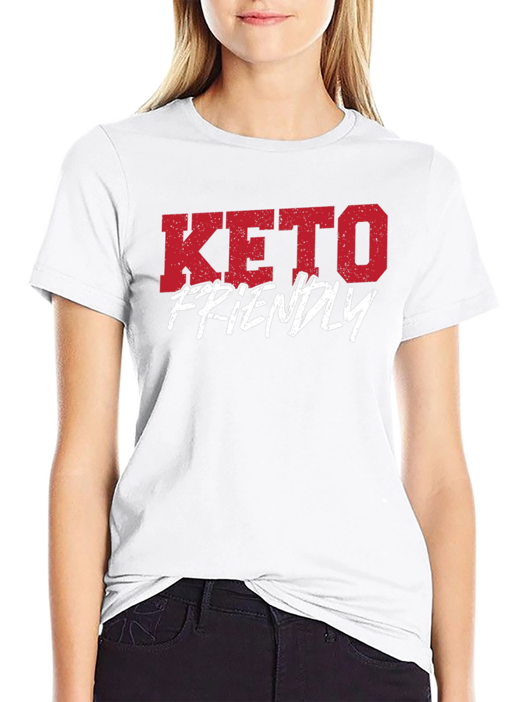 Keto Friendly Graphic T-Shirt - Black