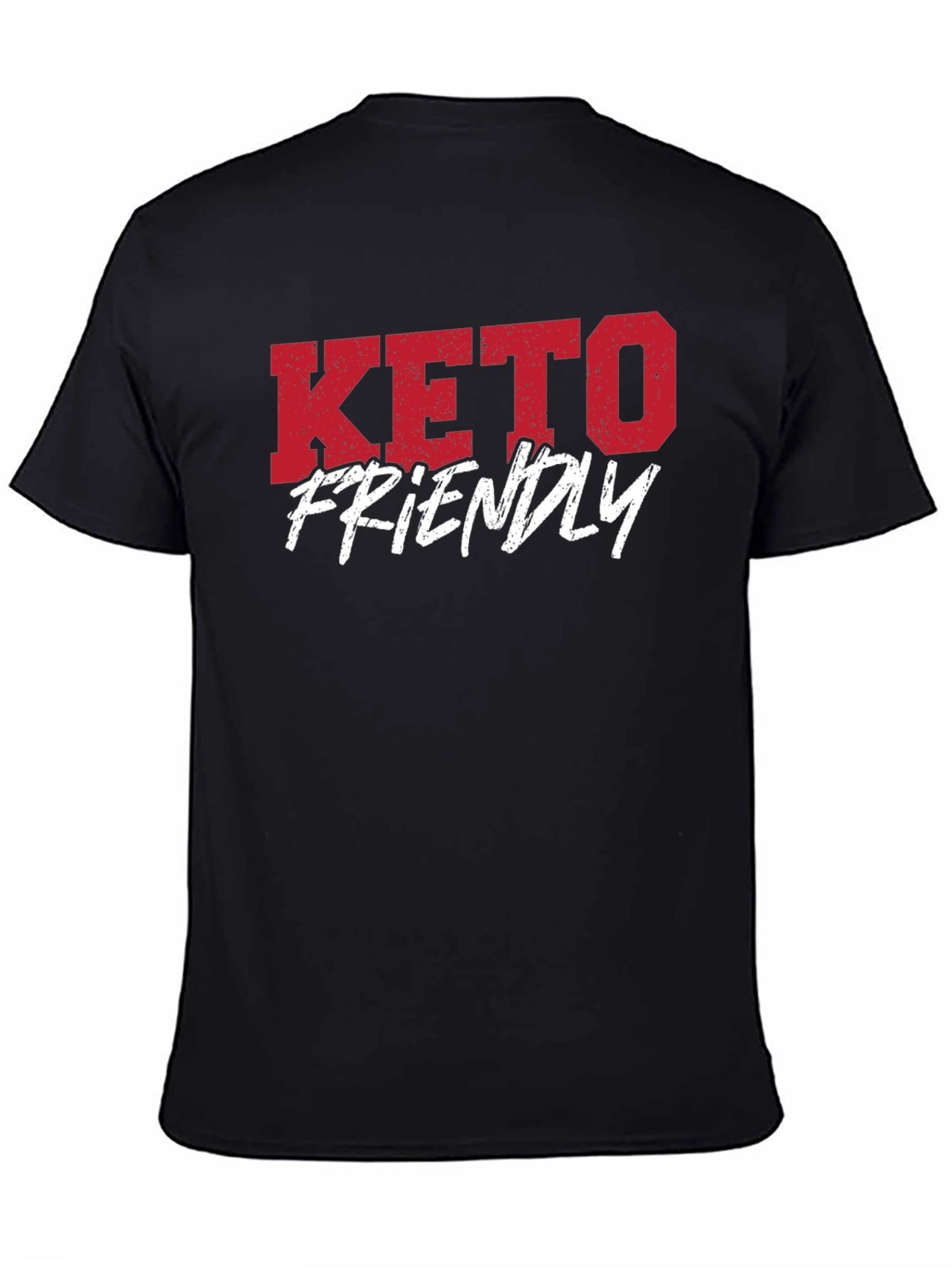 Keto Friendly Graphic T-Shirt - Black