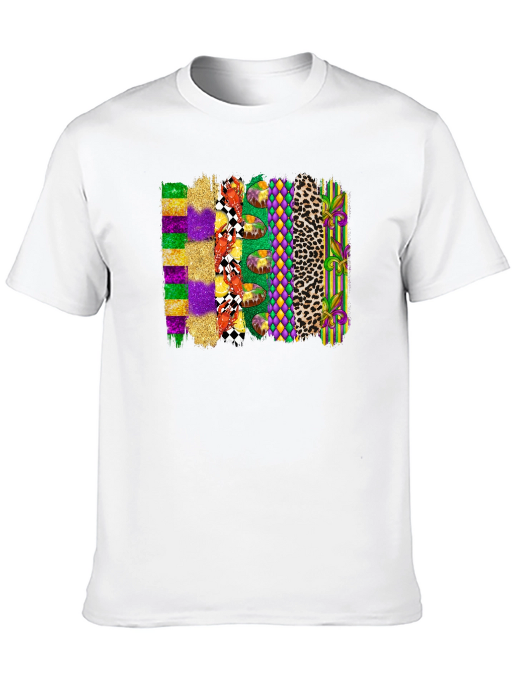 Mardi Gras Graphic Print Tee