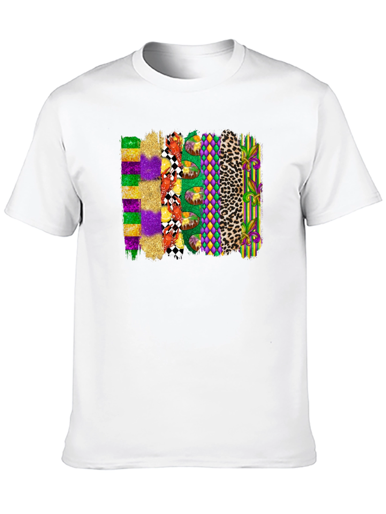 Mardi Gras Graphic Print Tee