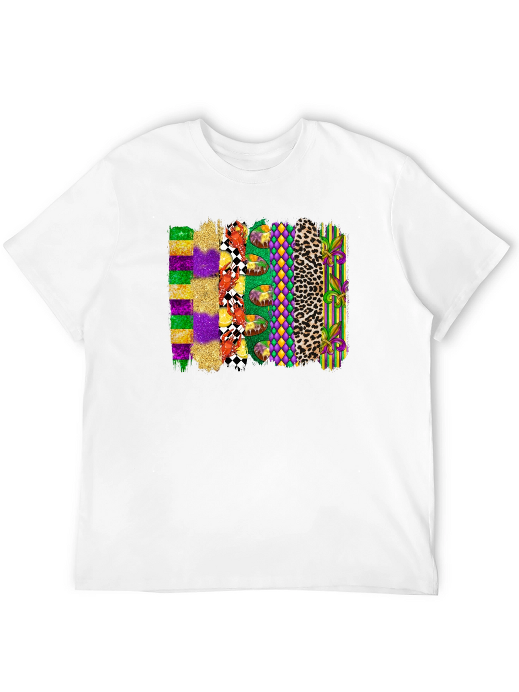 Mardi Gras Graphic Print Tee