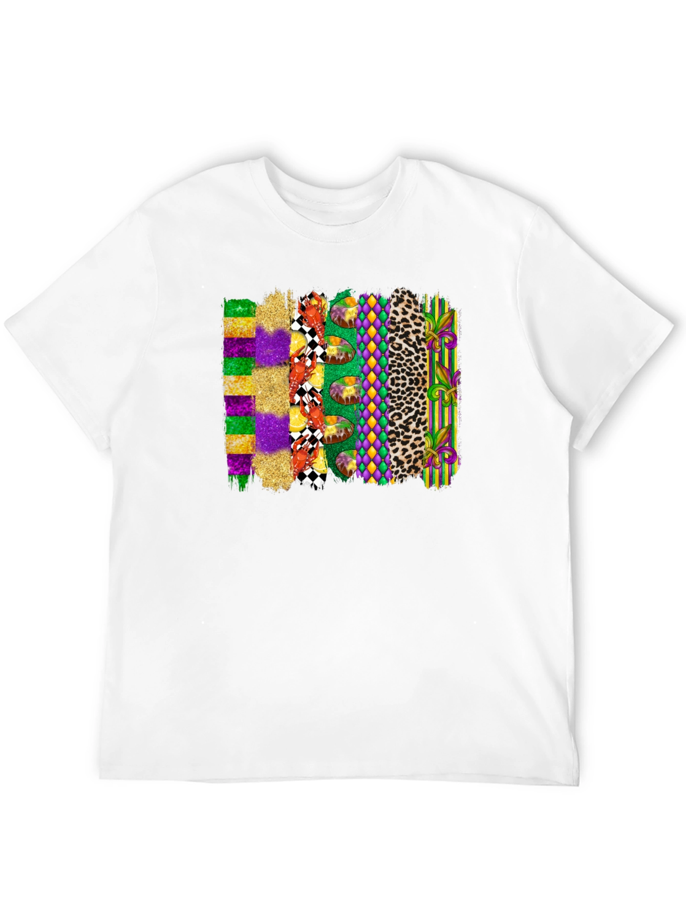 Mardi Gras Graphic Print Tee