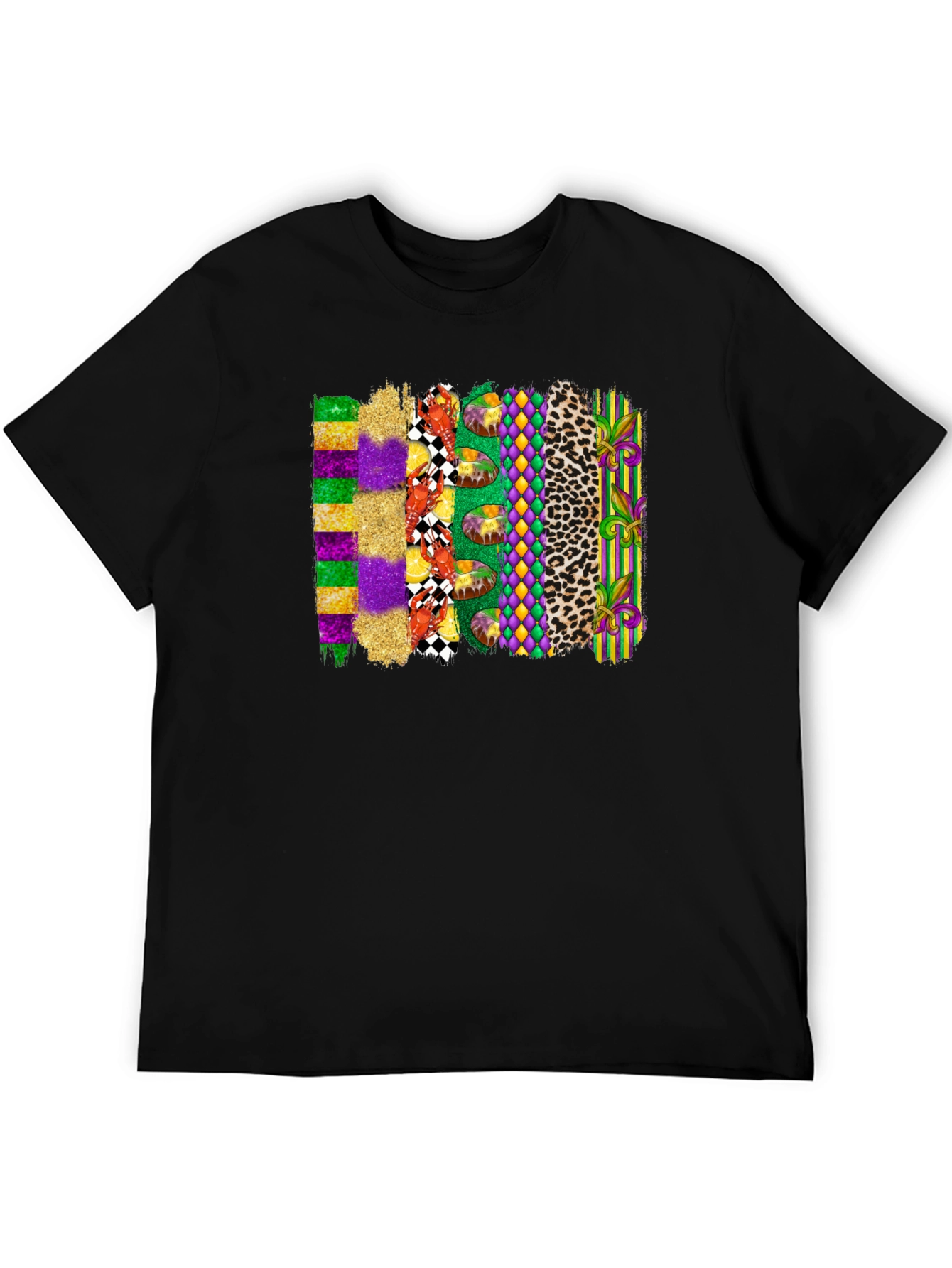 Mardi Gras Graphic Print Tee
