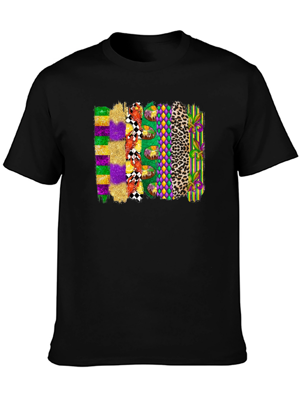 Mardi Gras Graphic Print Tee