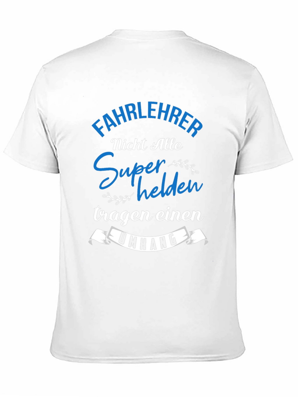 Fahrlehrer Superhelden T-Shirt Black Cotton