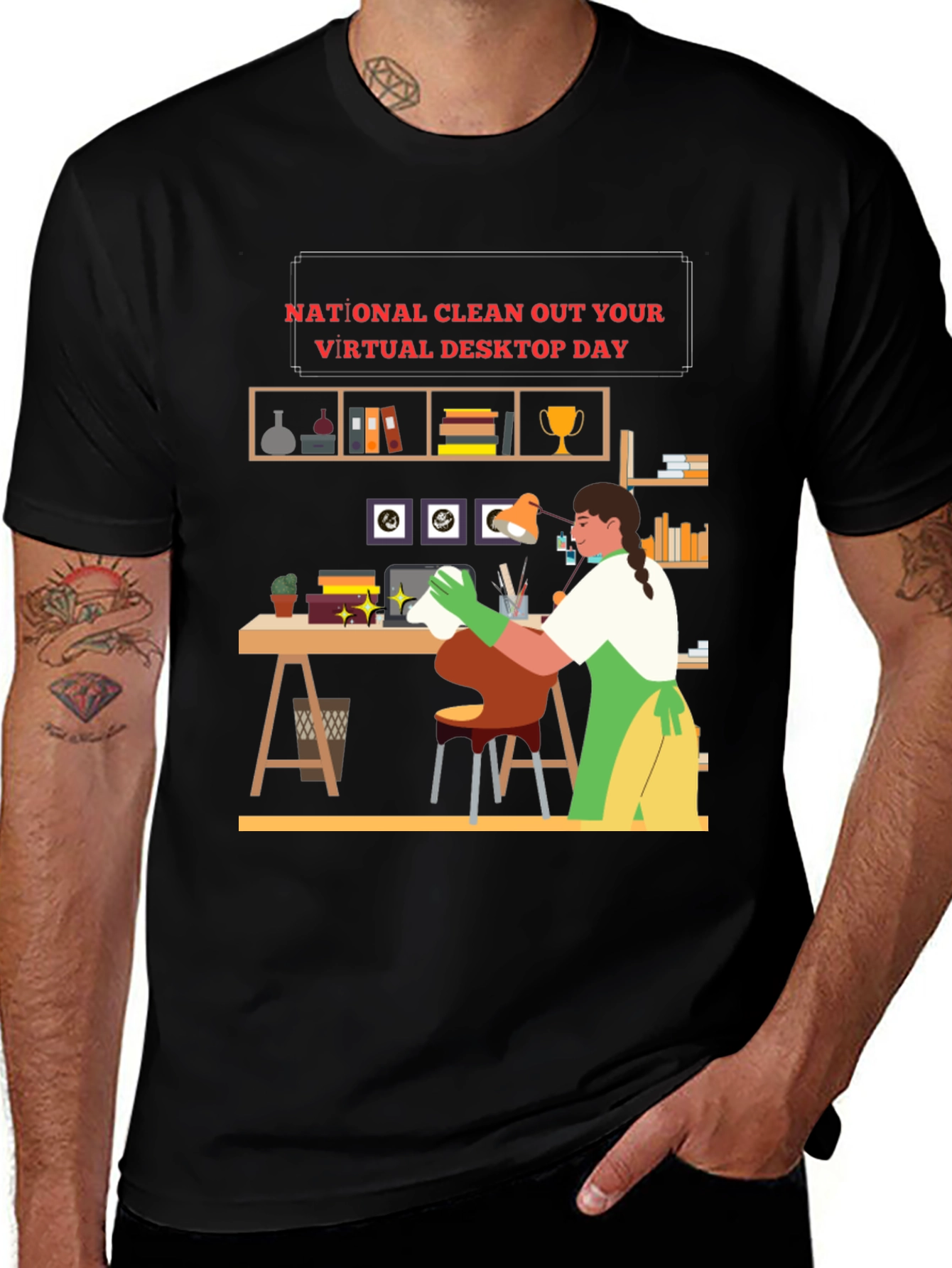 National Clean Out Your Virtual Desktop Day T-Shirt