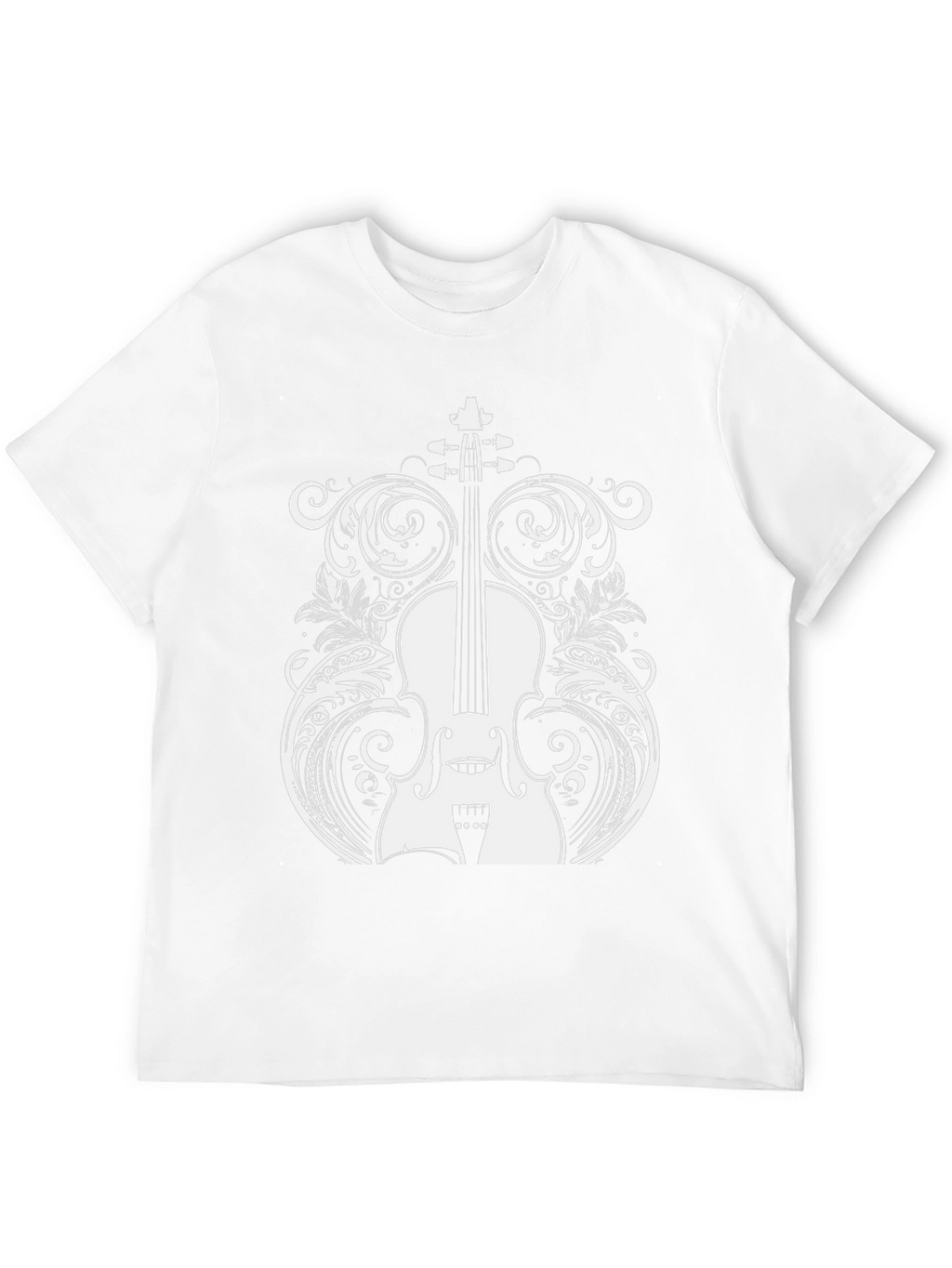 Violin Graphic Black T-Shirt
