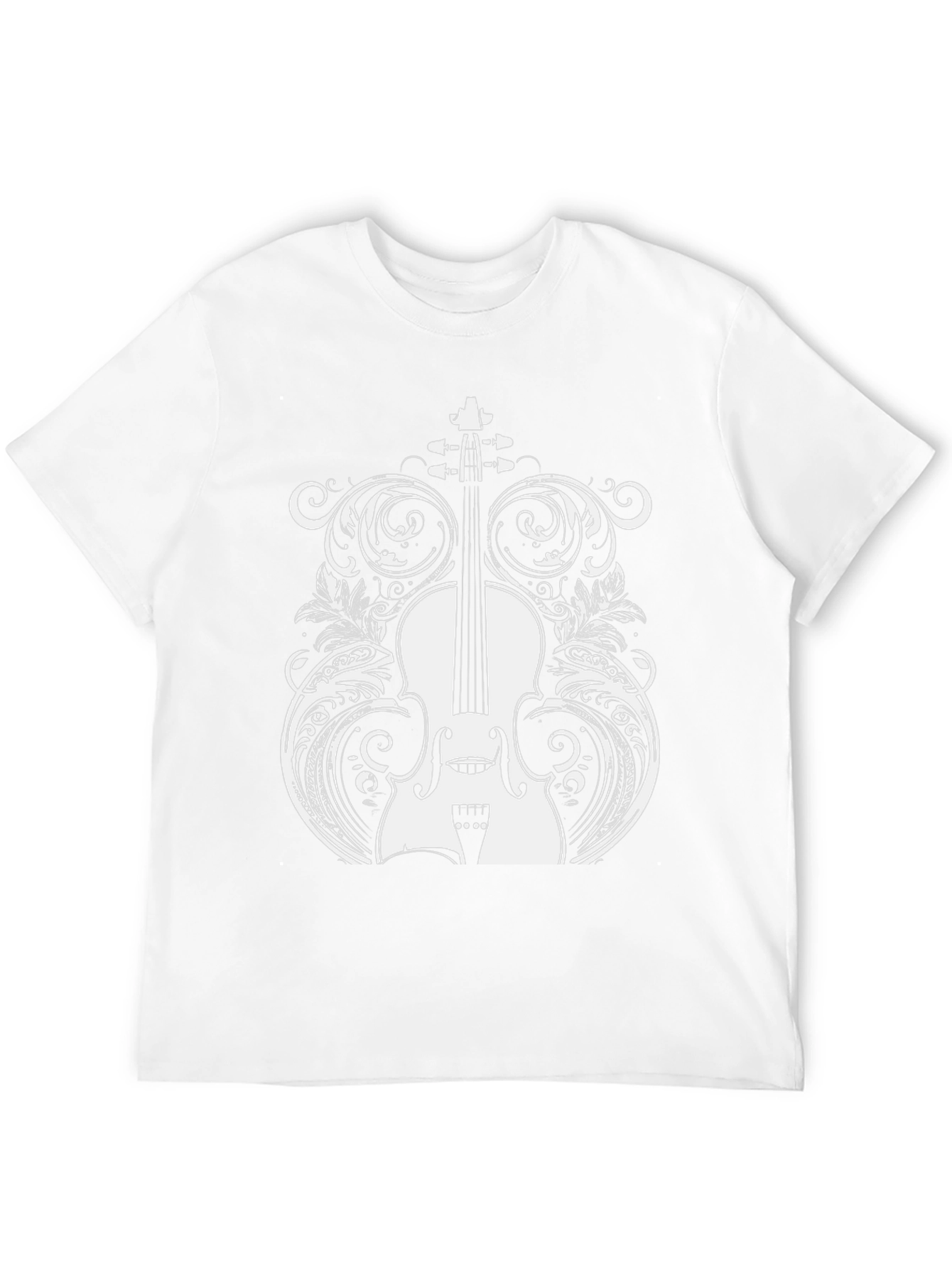 Violin Graphic Black T-Shirt
