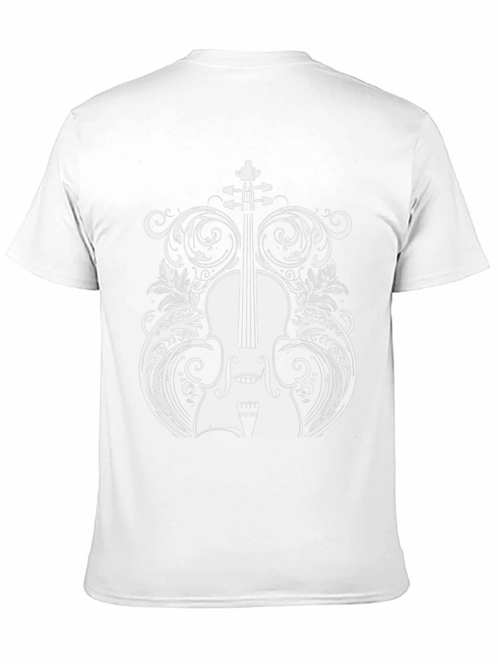 Violin Graphic Black T-Shirt