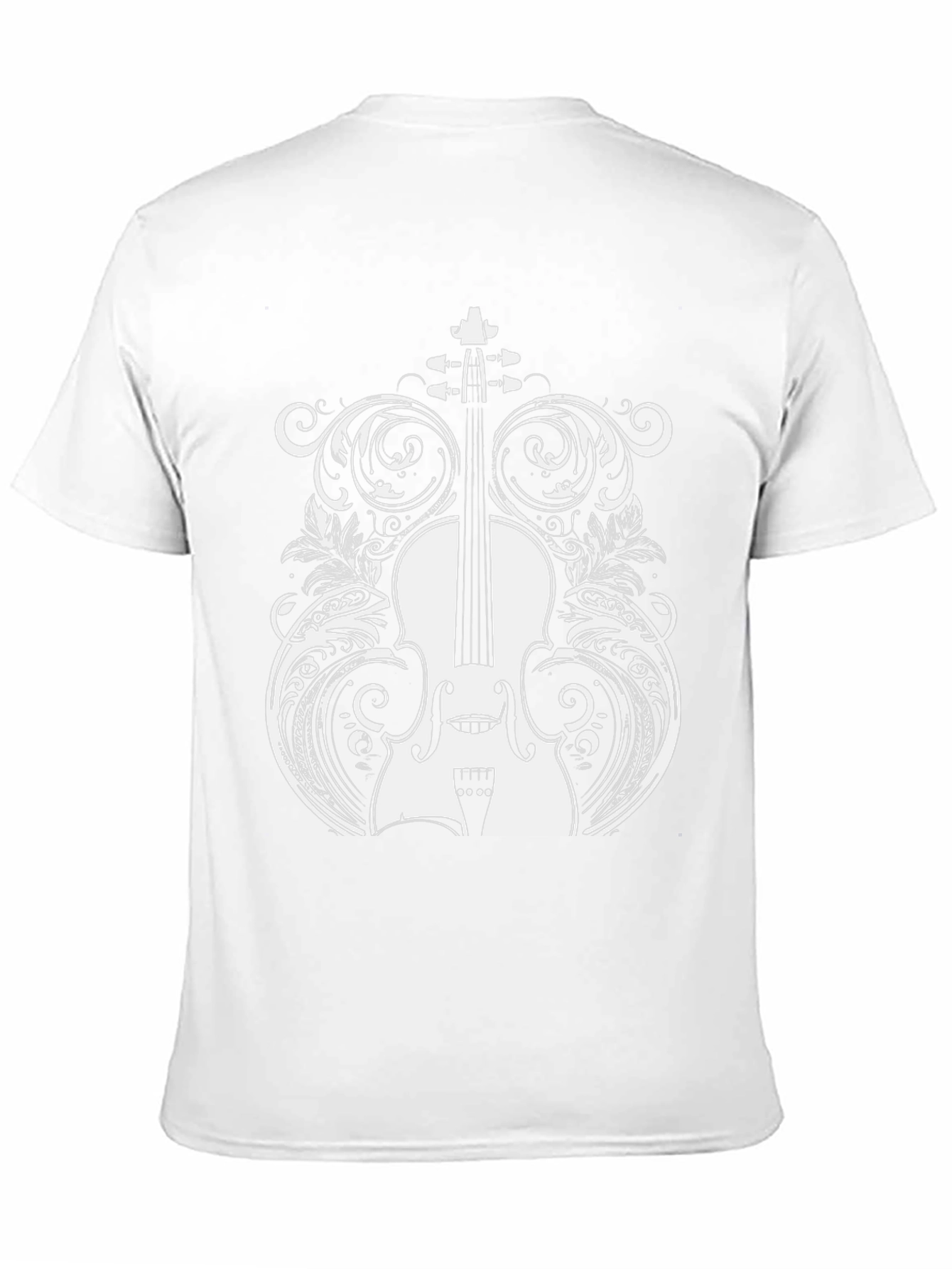 Violin Graphic Black T-Shirt