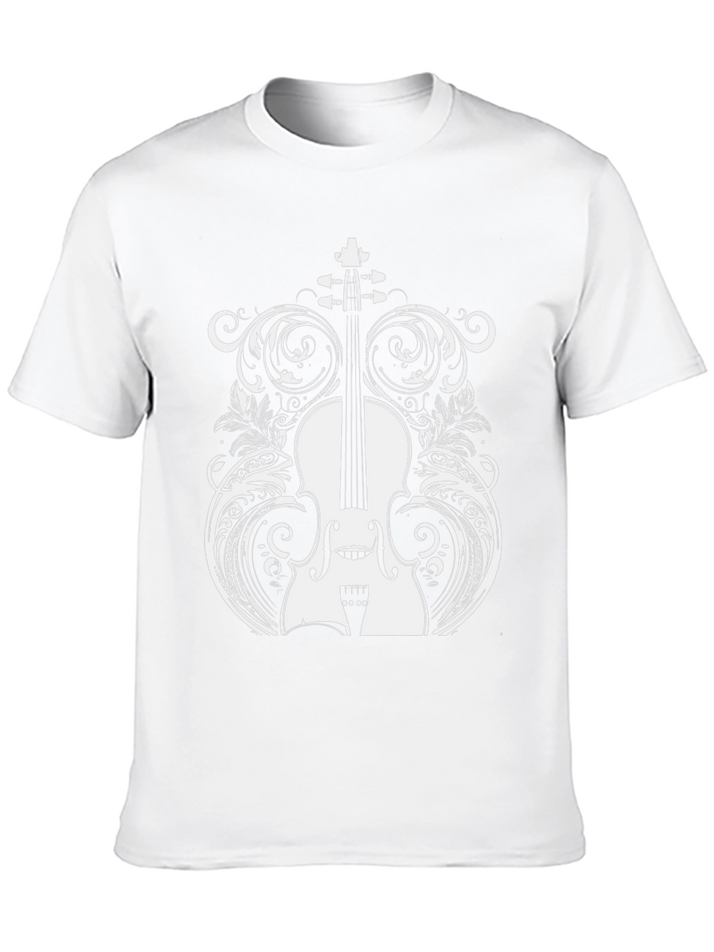 Violin Graphic Black T-Shirt