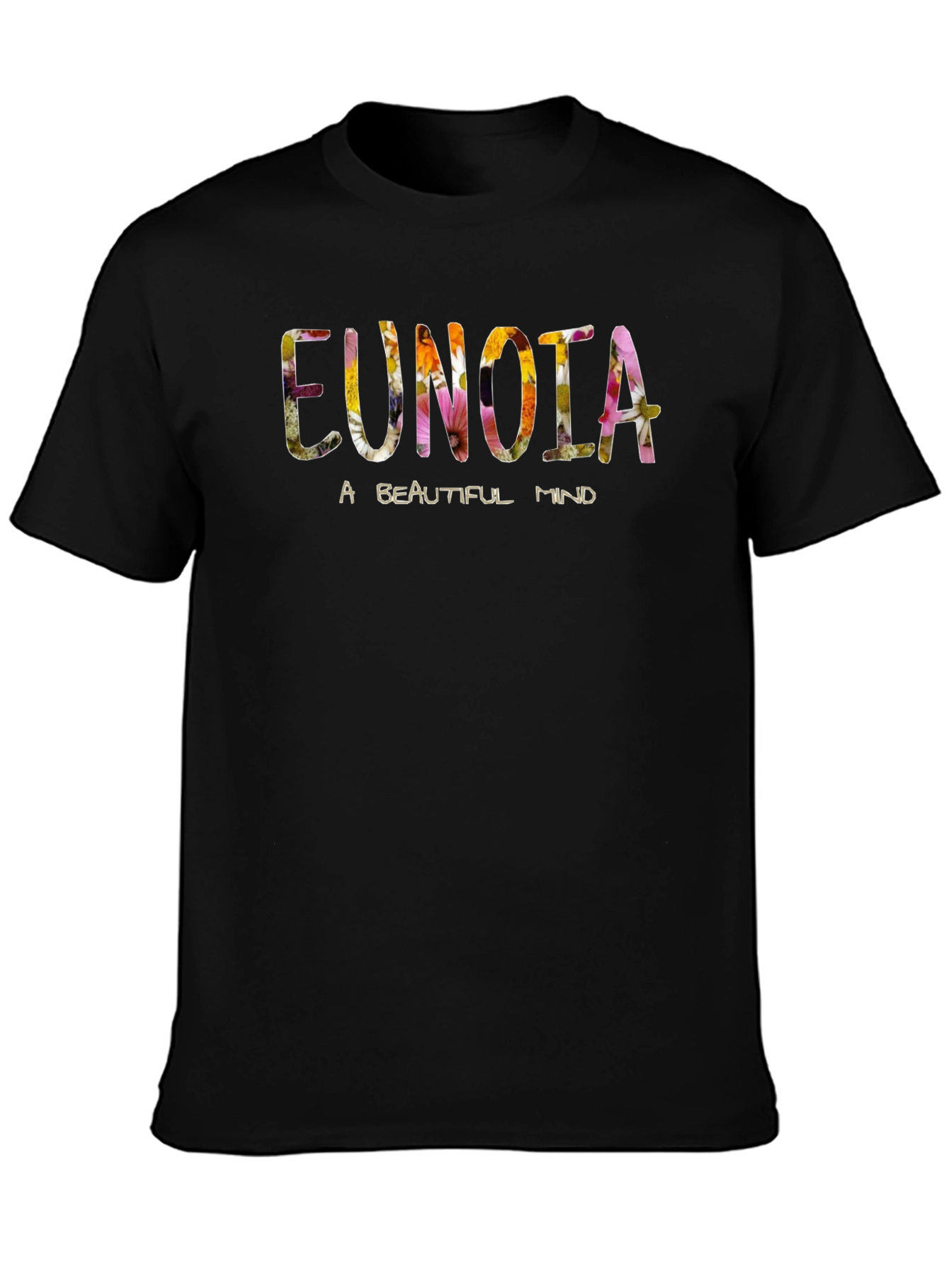 Eunoia Floral T-Shirt - A Beautiful Mind