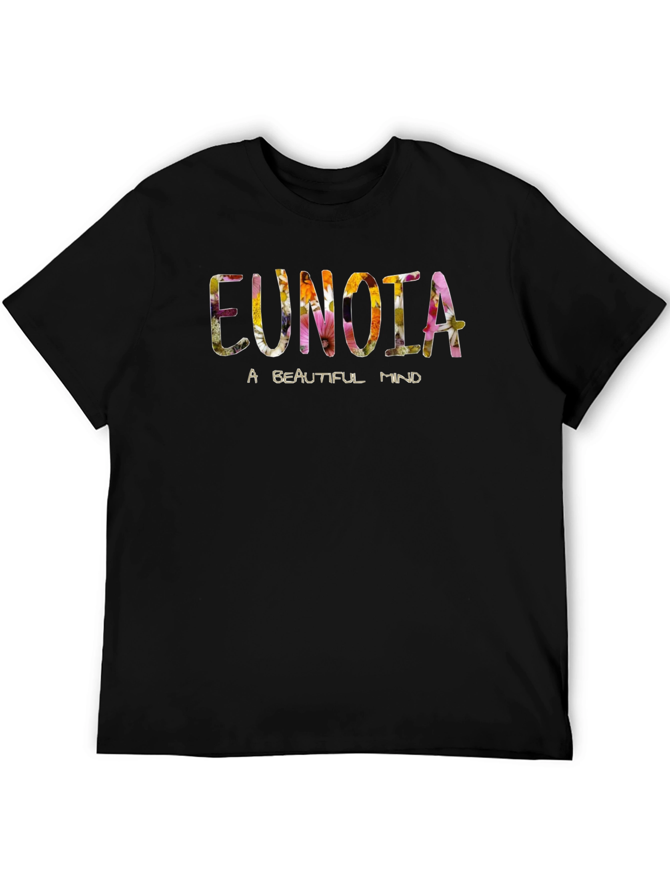 Eunoia Floral T-Shirt - A Beautiful Mind