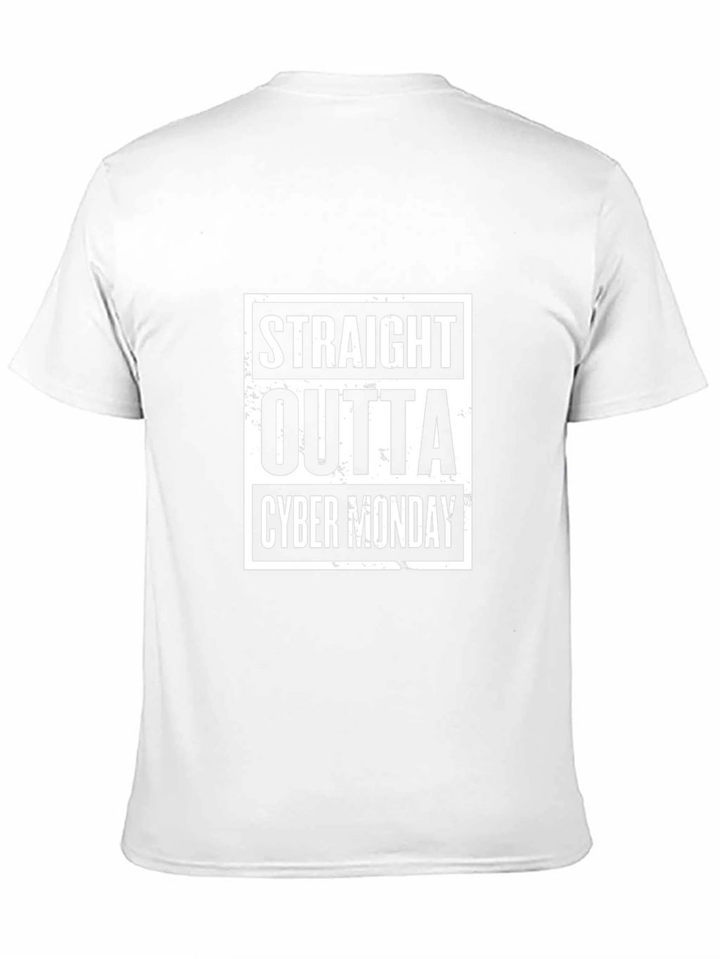 Straight Outta Cyber Monday Black T-Shirt