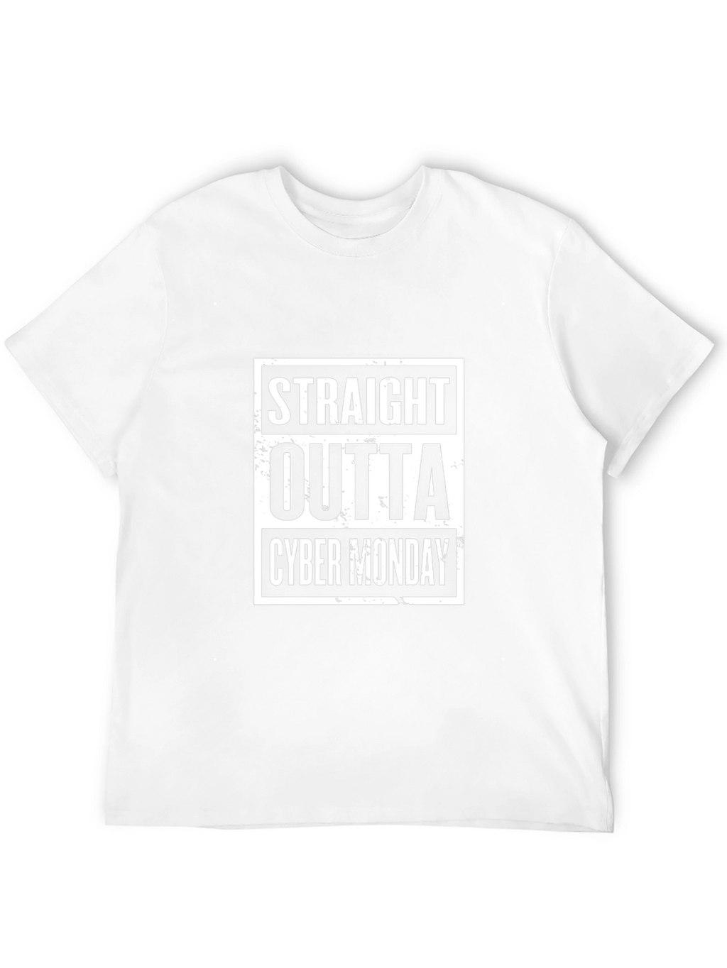 Straight Outta Cyber Monday Black T-Shirt