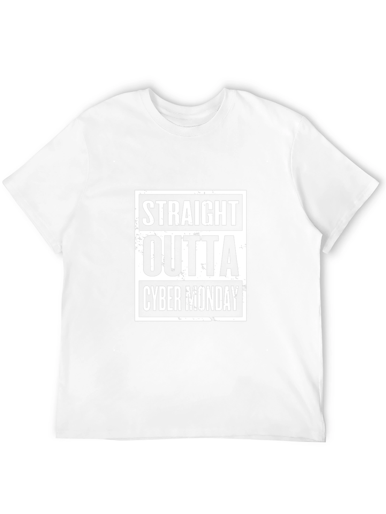 Straight Outta Cyber Monday Black T-Shirt
