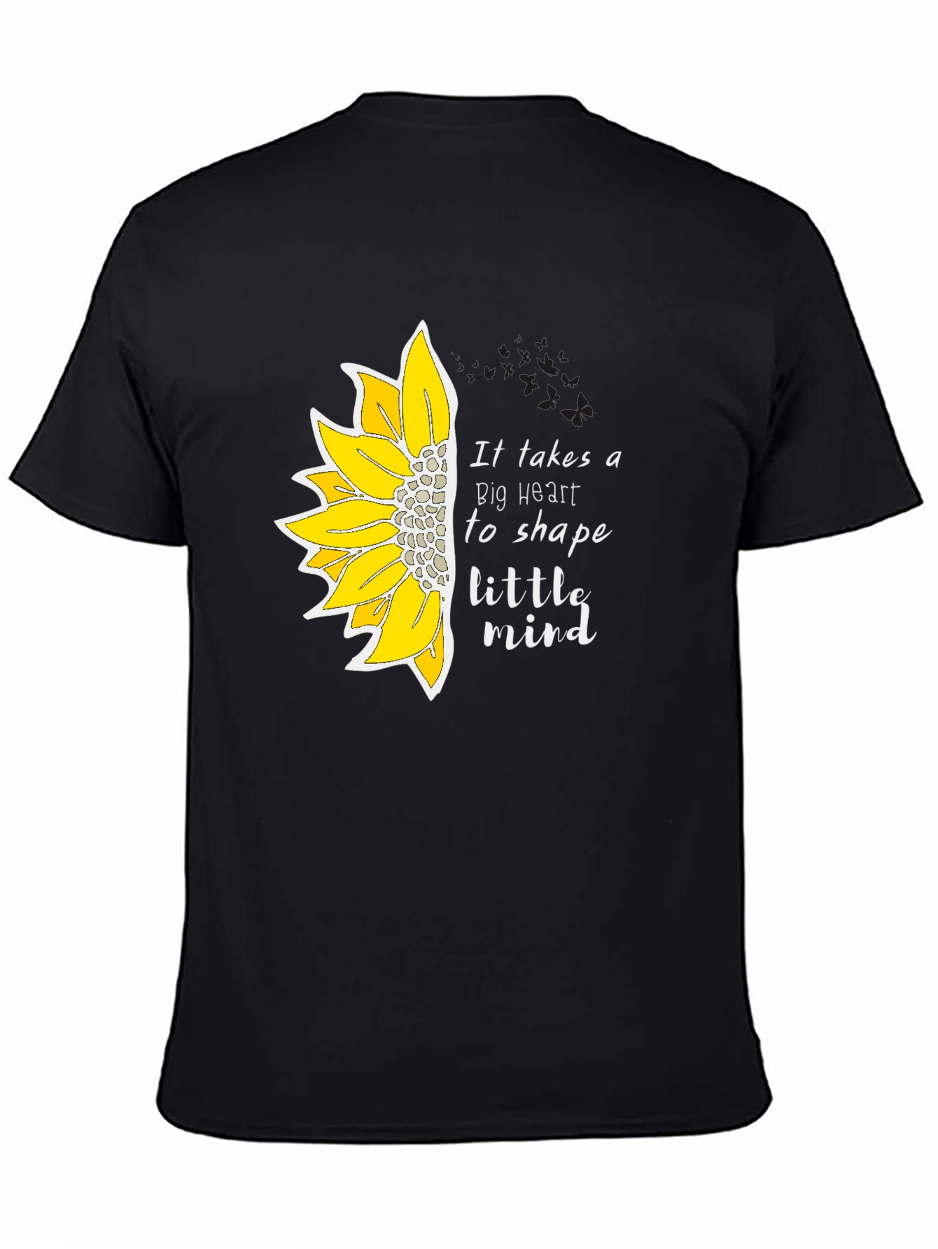 Sunflower Heart Teacher T-Shirt