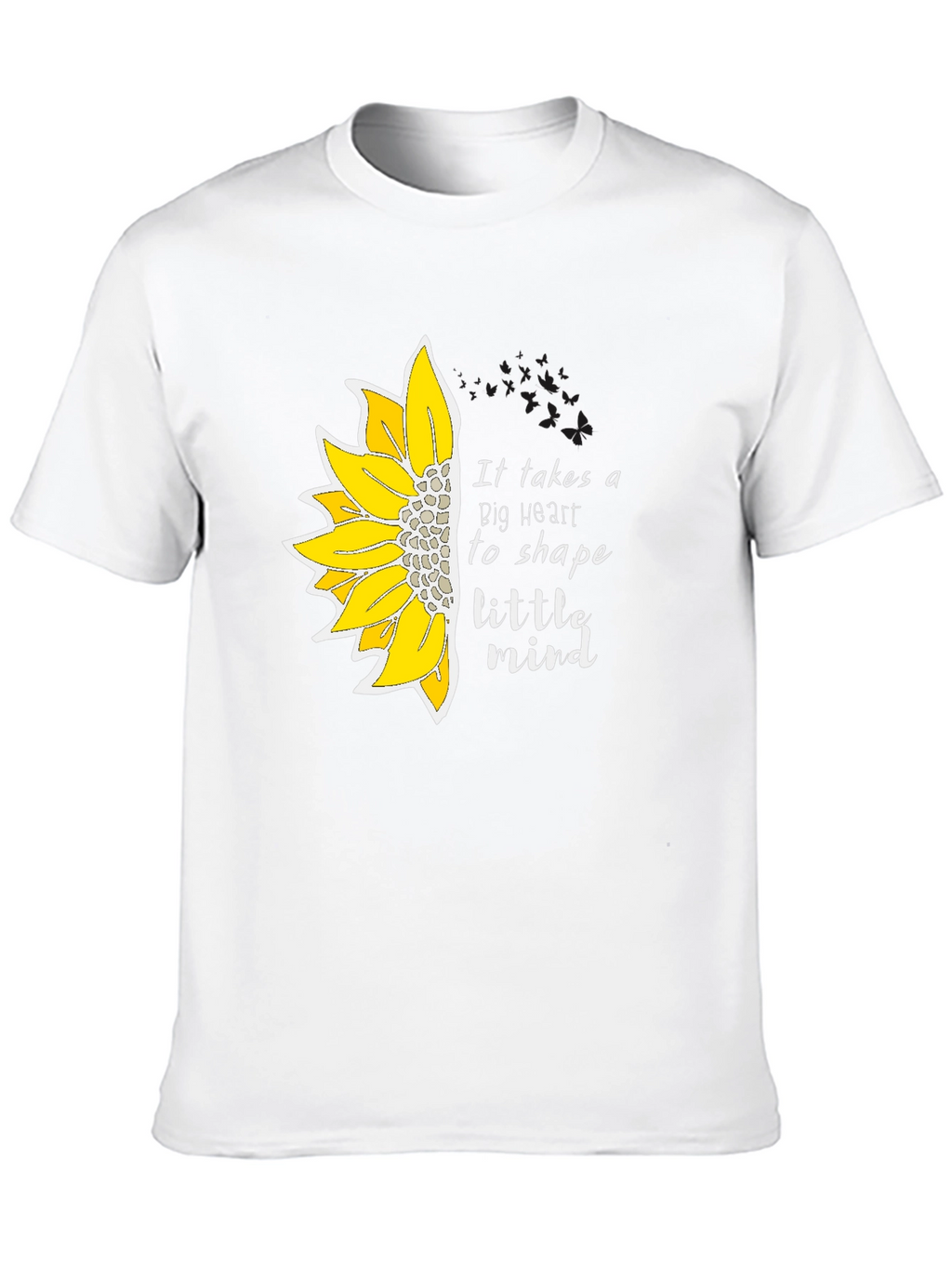 Sunflower Heart Teacher T-Shirt