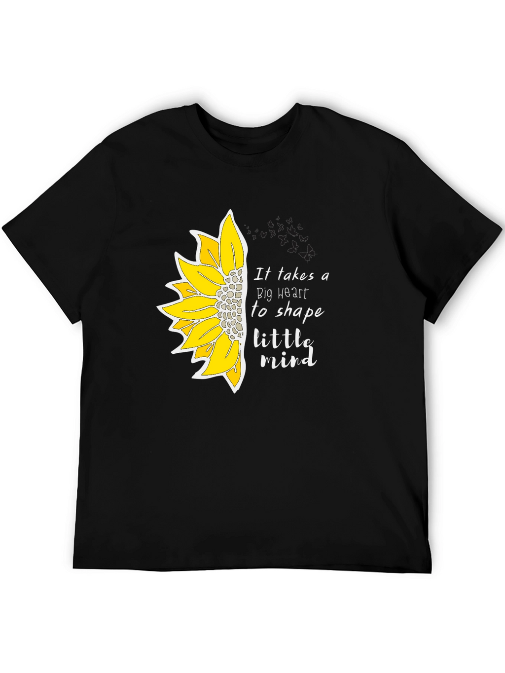Sunflower Heart Teacher T-Shirt