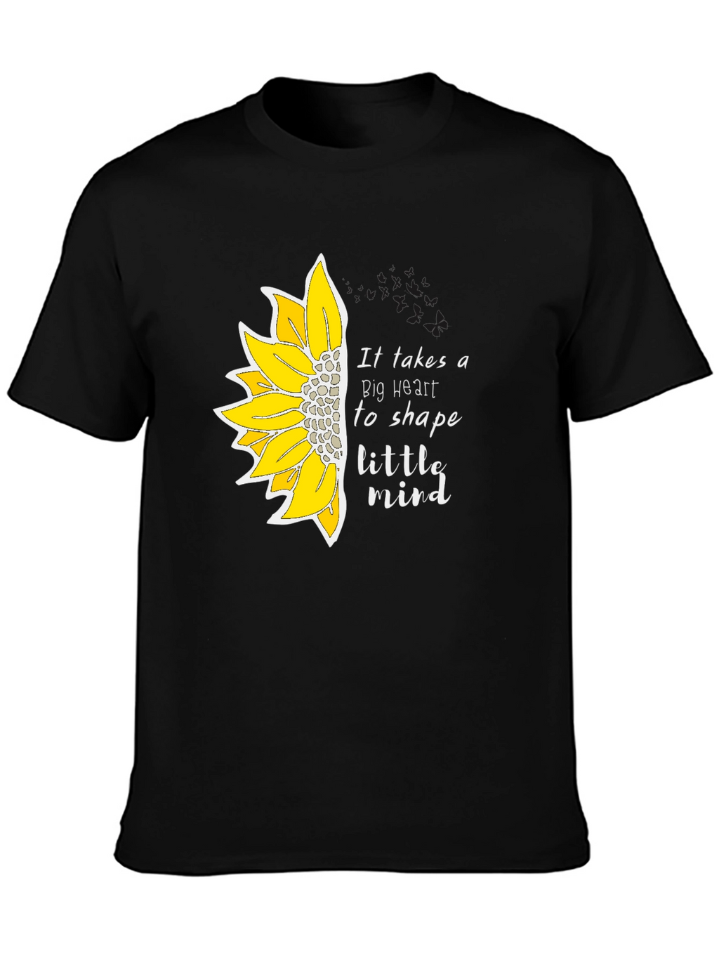 Sunflower Heart Teacher T-Shirt