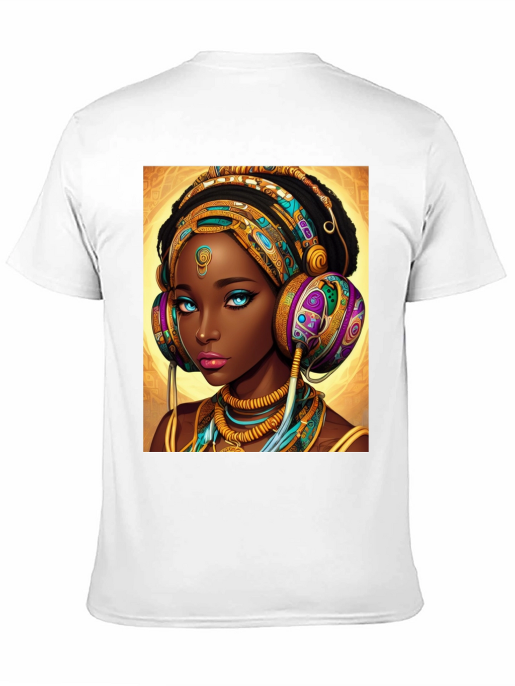 African Queen Headphone T-Shirt