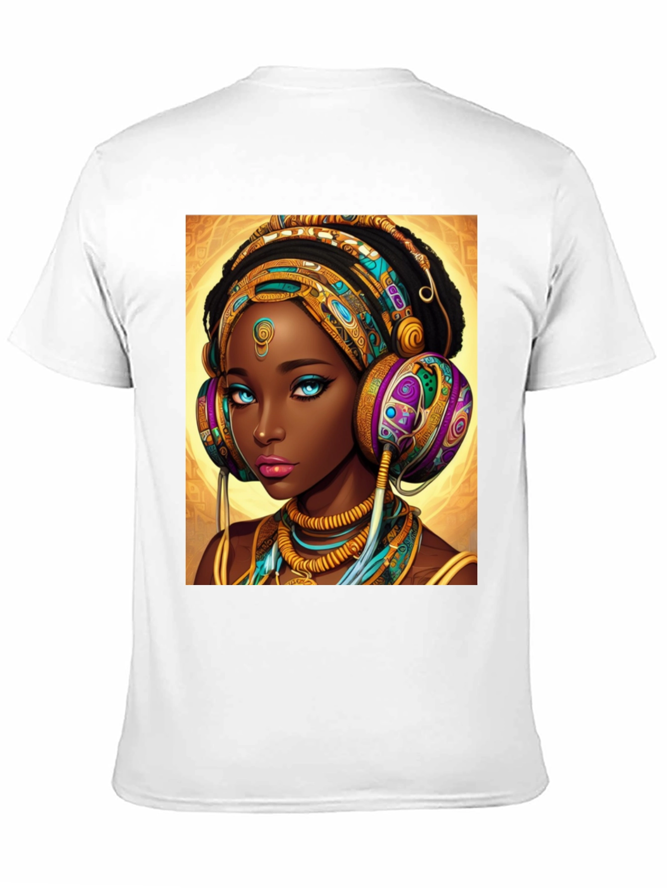 African Queen Headphone T-Shirt