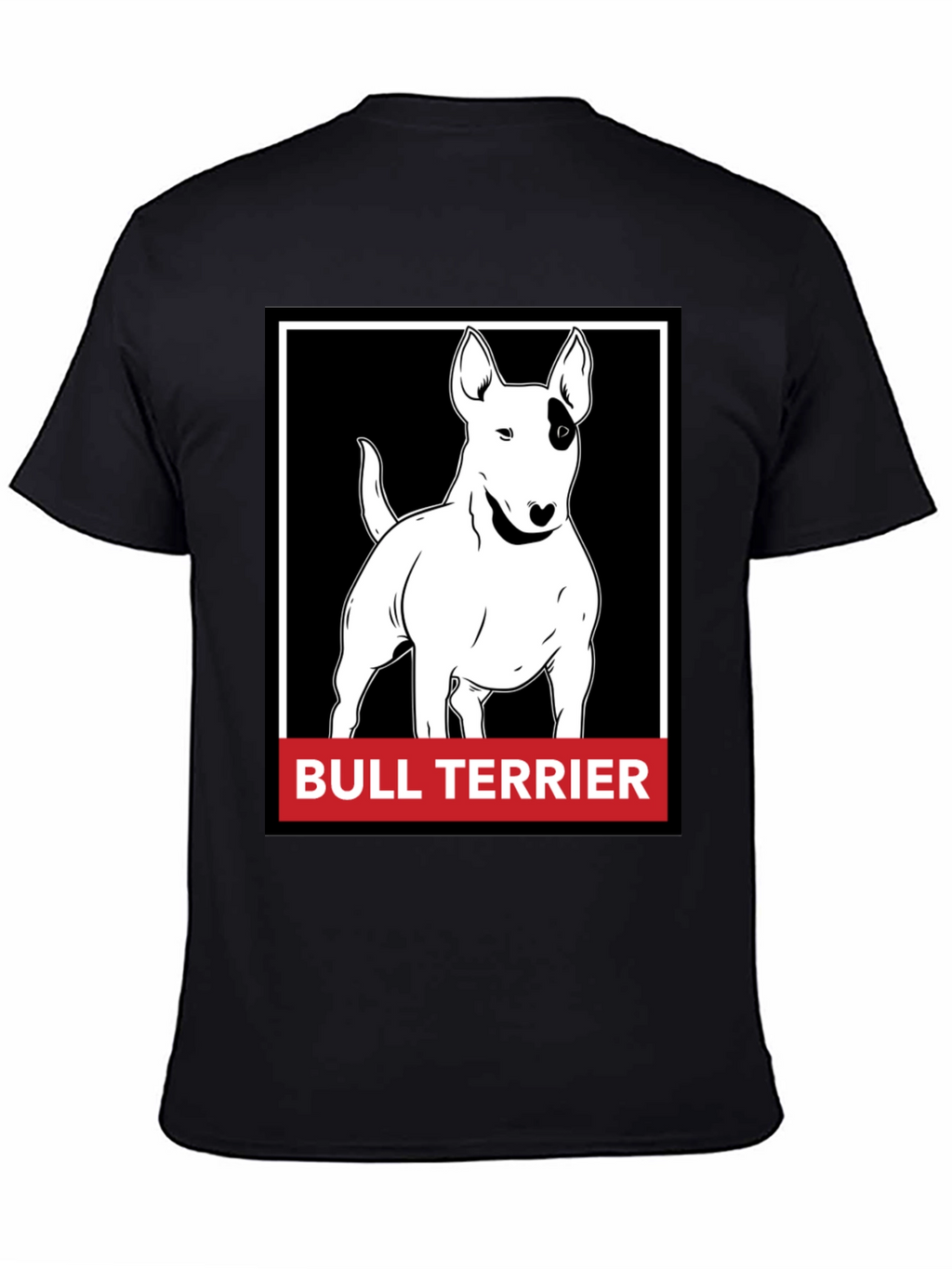 Bull Terrier Graphic T-Shirt - Black