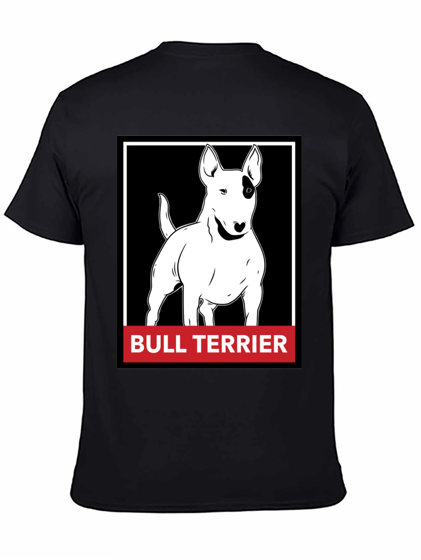 Bull Terrier Graphic T-Shirt - Black