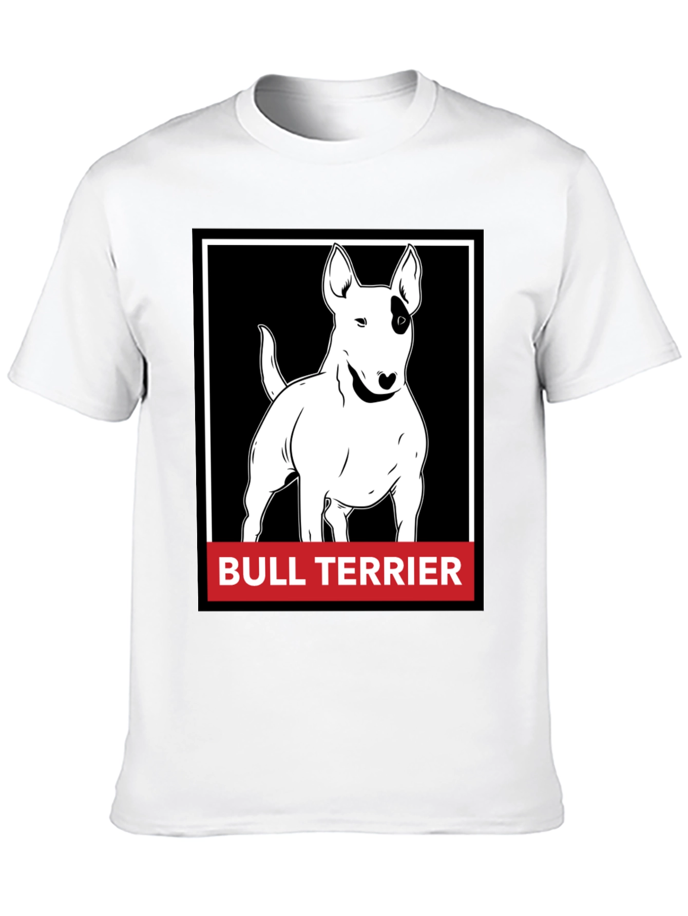 Bull Terrier Graphic T-Shirt - Black
