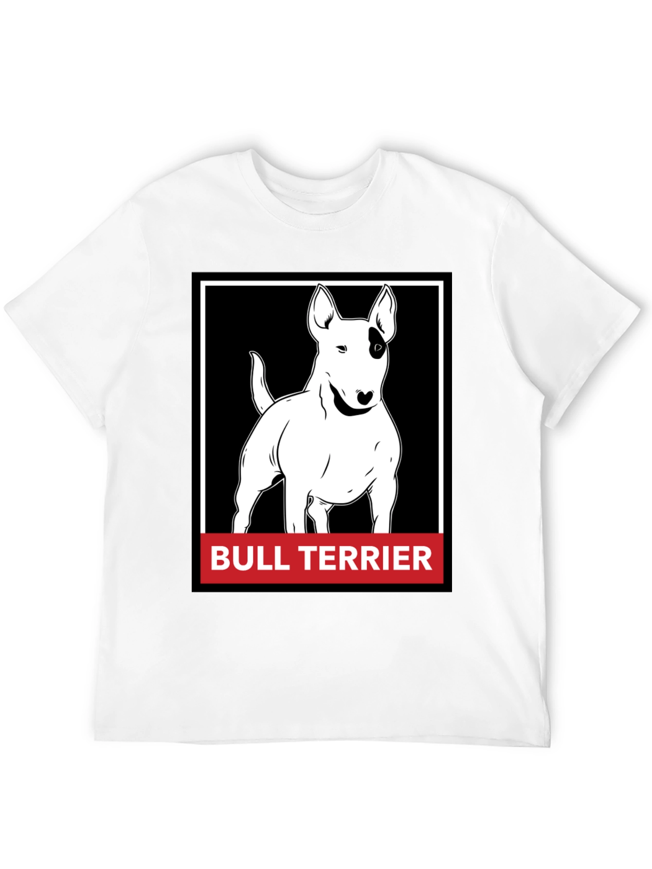 Bull Terrier Graphic T-Shirt - Black