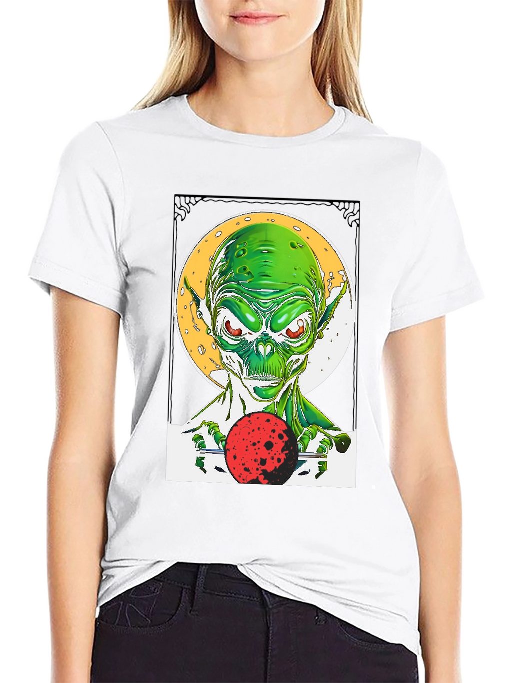 Alien Graphic Tee - Sci-Fi Style