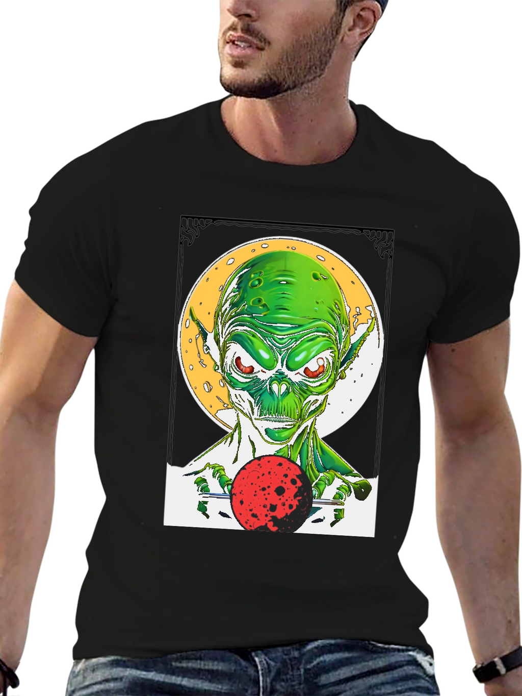 Alien Graphic Tee - Sci-Fi Style