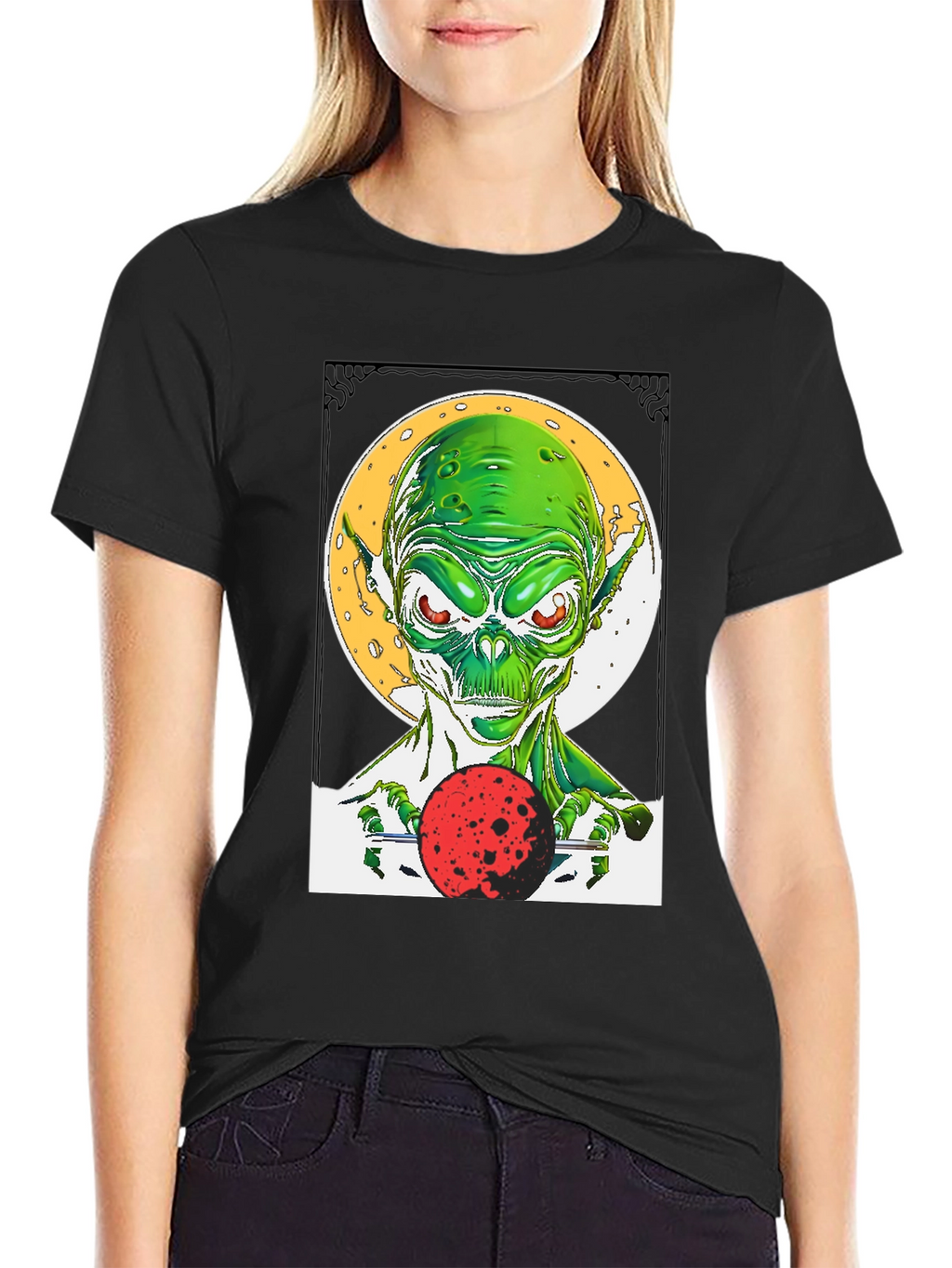Alien Graphic Tee - Sci-Fi Style