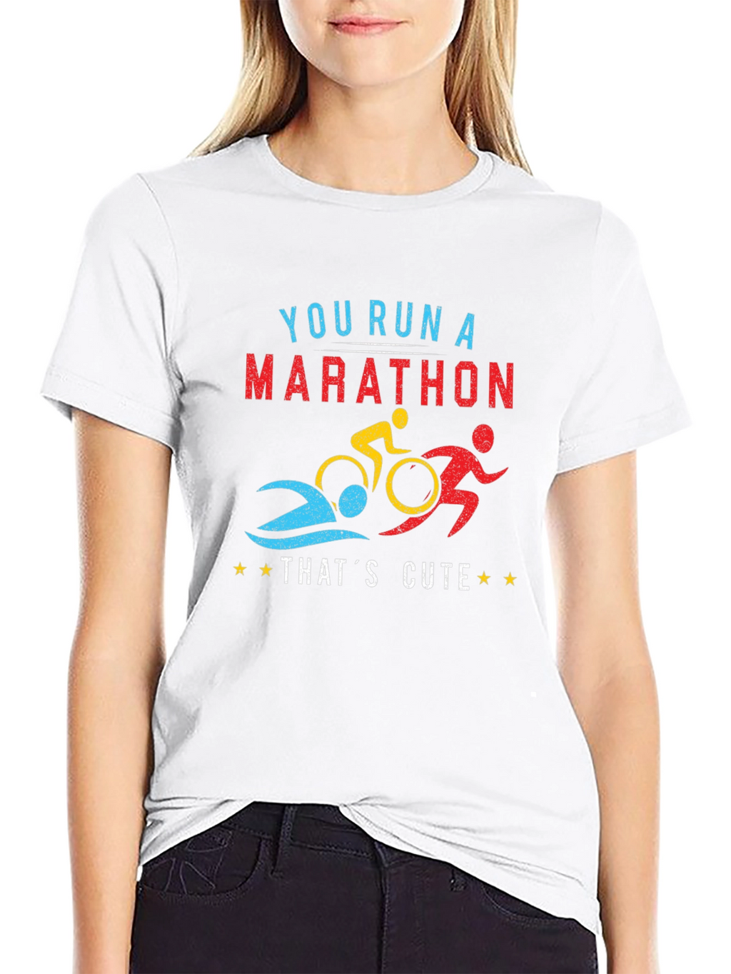 Triathlon Marathon Funny T-Shirt