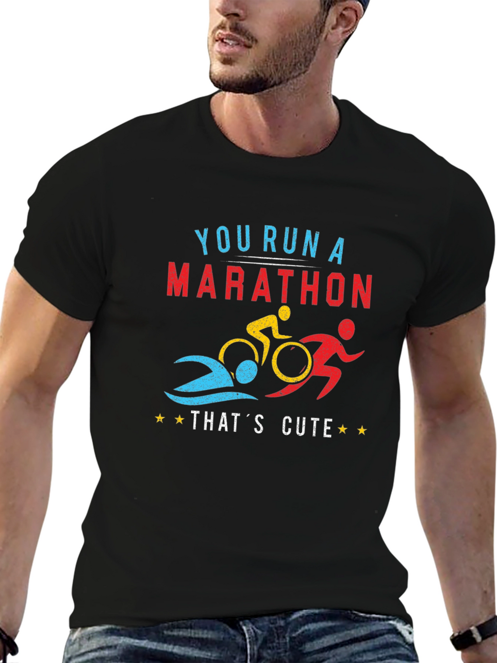 Triathlon Marathon Funny T-Shirt