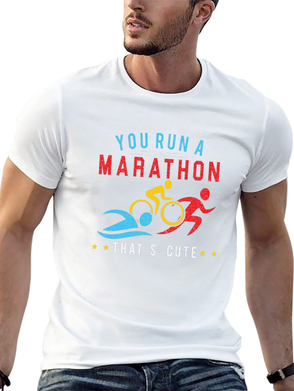 Triathlon Marathon Funny T-Shirt