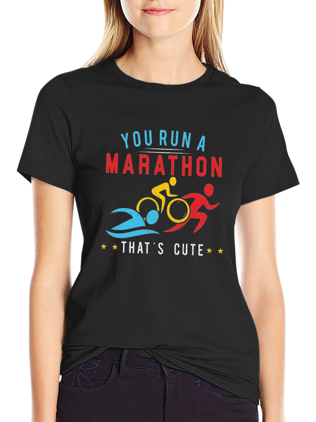 Triathlon Marathon Funny T-Shirt