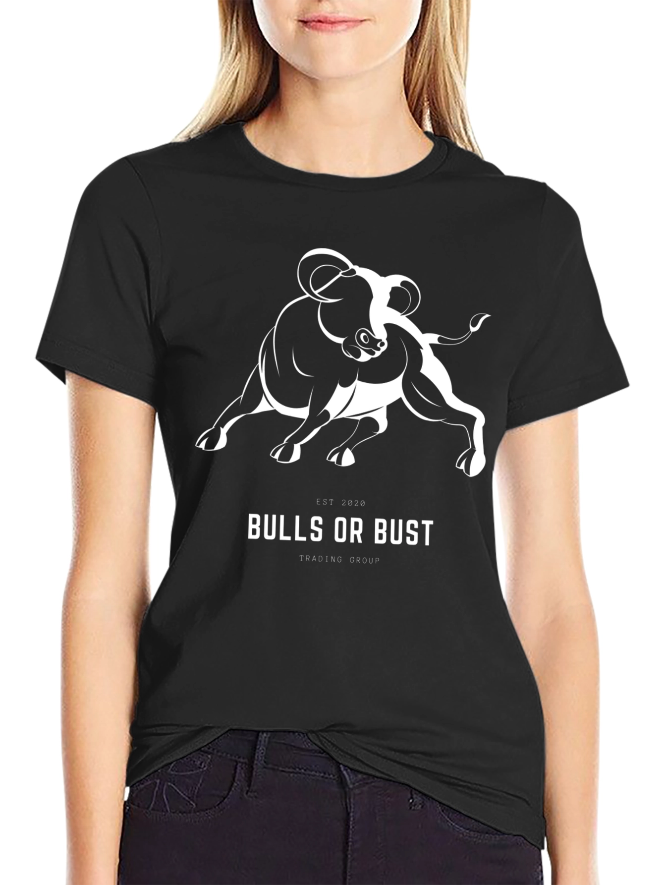 Bulls or Bust Trading Group Black T-Shirt