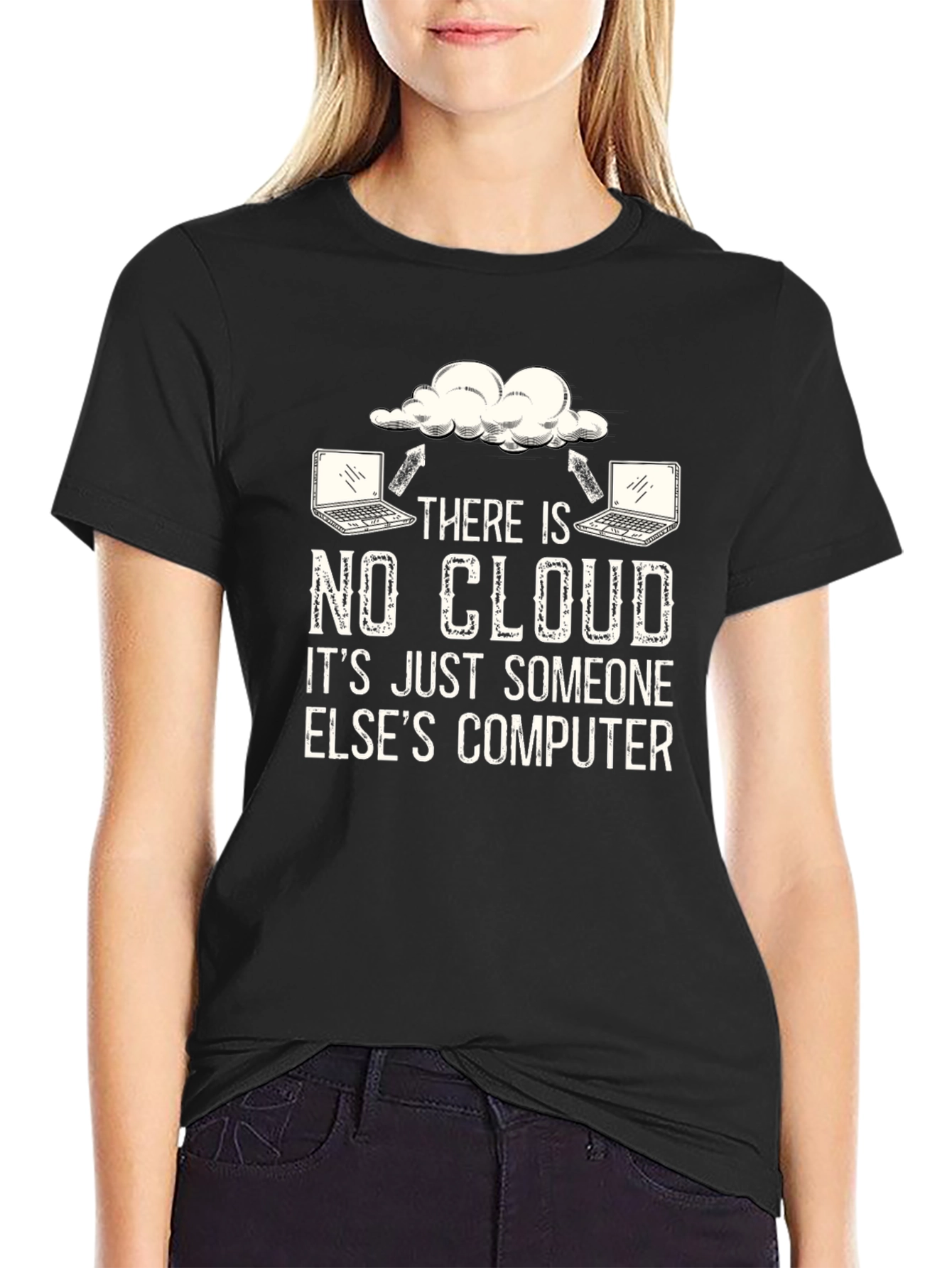 Funny Cloud Computing T-Shirt - There Is No Cloud
