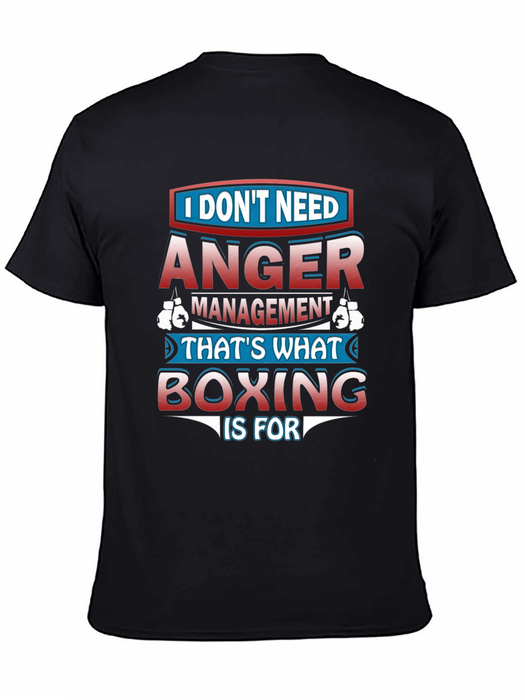 Anger Management Boxing Graphic T-Shirt