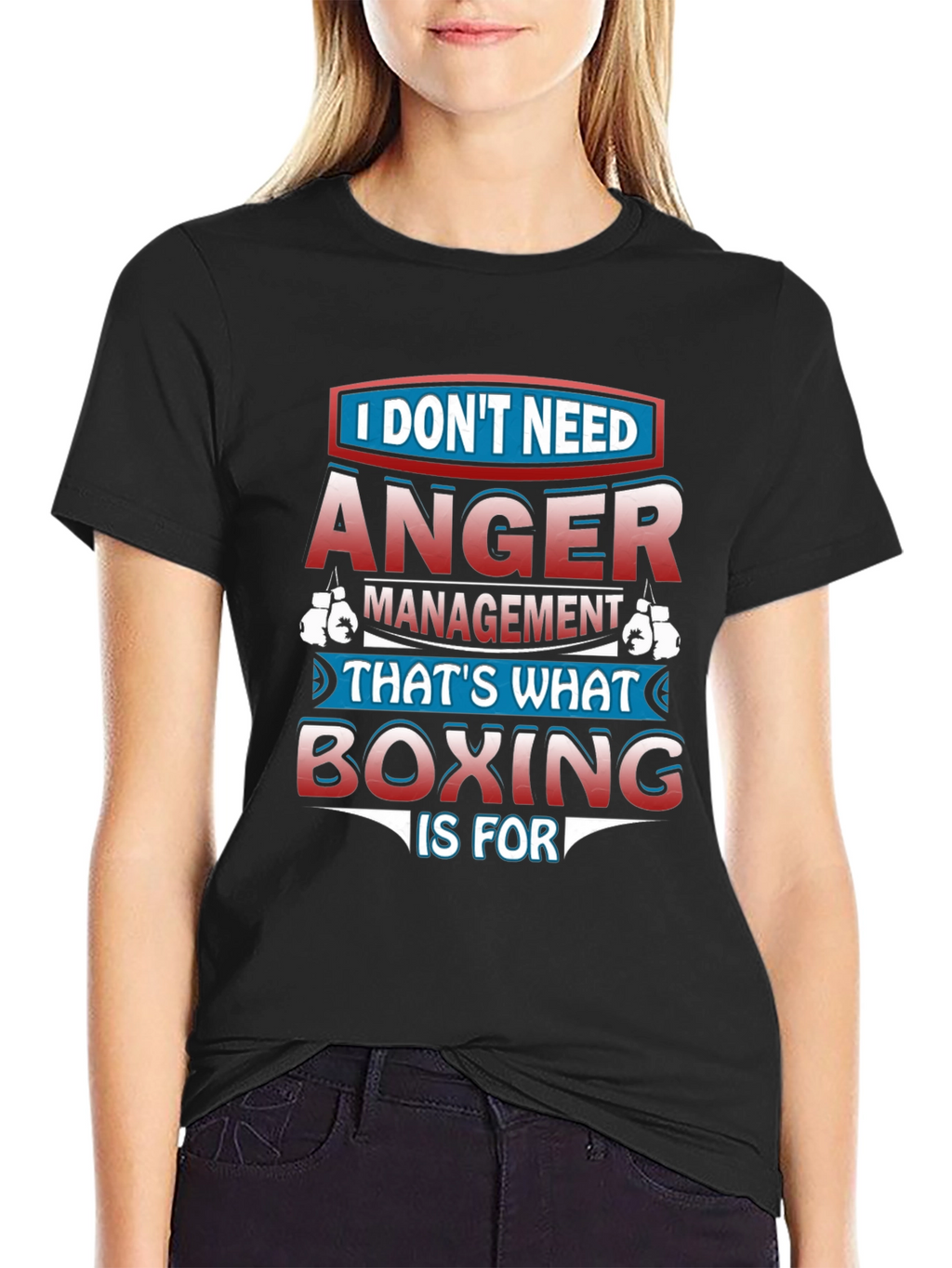 Anger Management Boxing Graphic T-Shirt