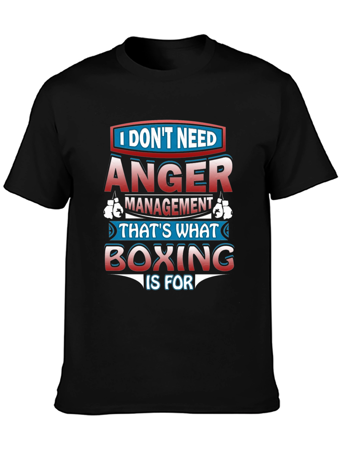 Anger Management Boxing Graphic T-Shirt
