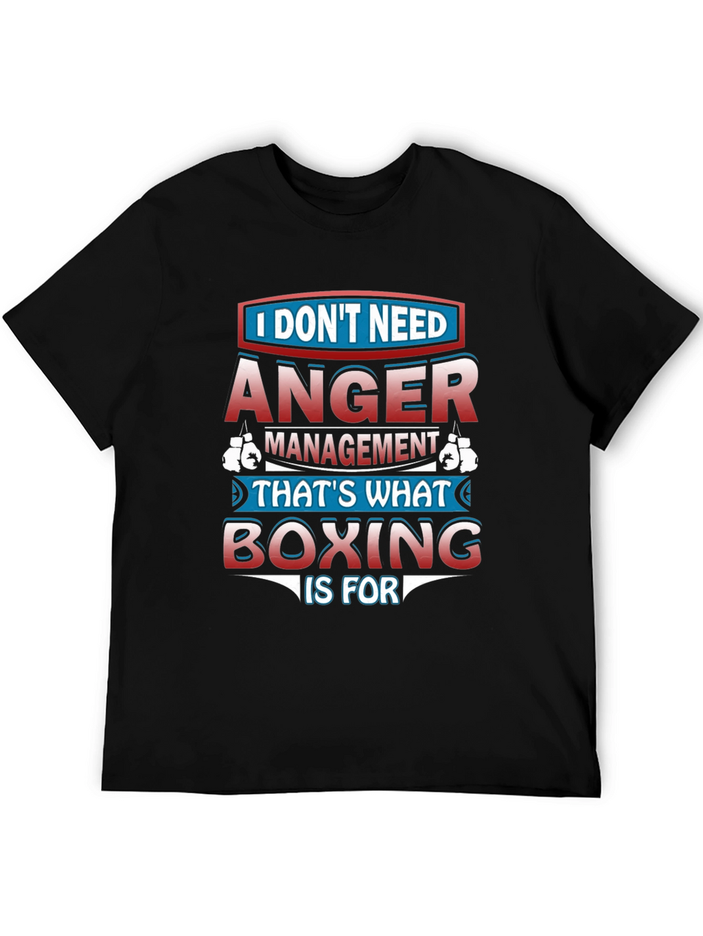 Anger Management Boxing Graphic T-Shirt