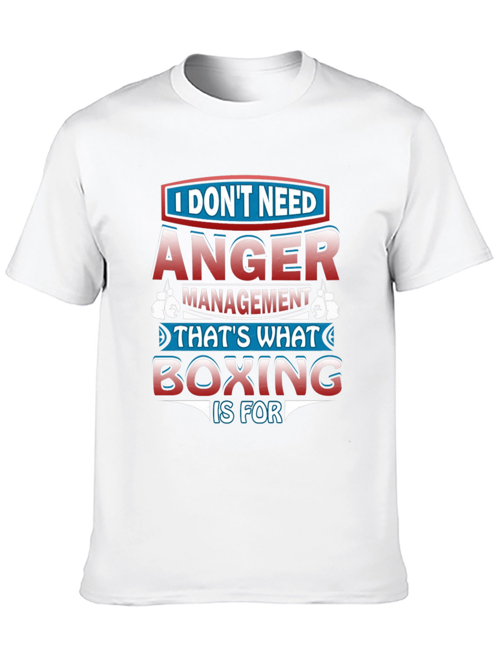 Anger Management Boxing Graphic T-Shirt